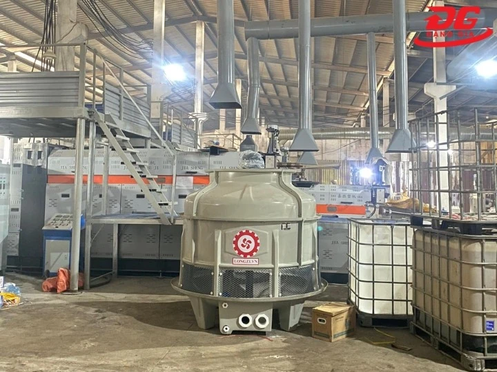 Tháp giải nhiệt Longzi hoạt động êm mượt, không rung ồn