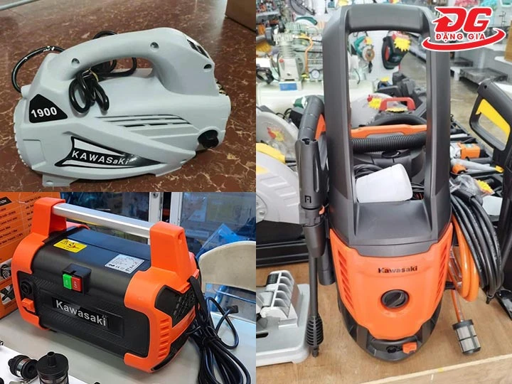 thiết kế của máy rửa xe Kawasaki