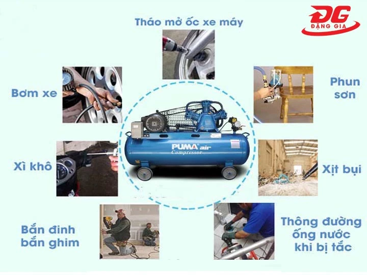 ứng dụng máy nén khí 200 lít