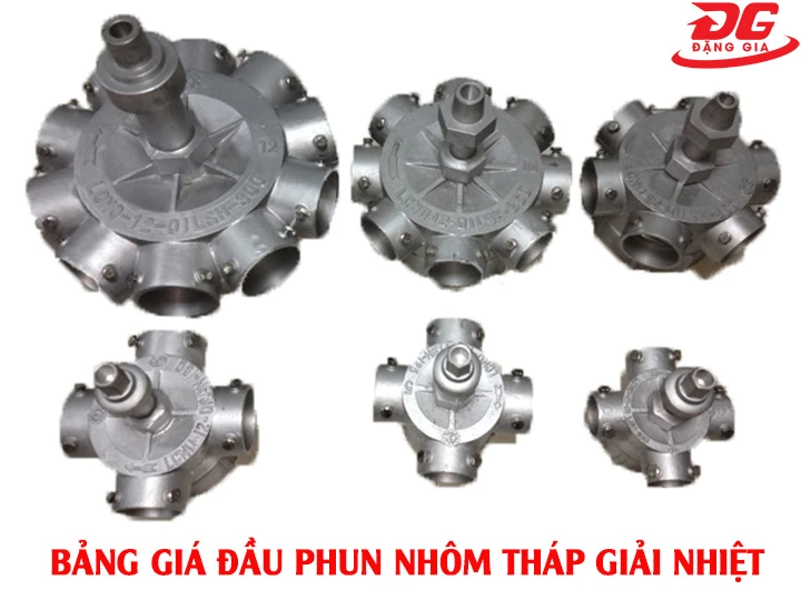 Bảng giá đầu phun nhôm tháp giải nhiệt