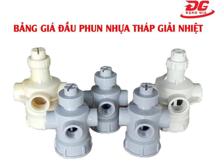 Bảng giá đầu phun nhựa tháp giải nhiệt