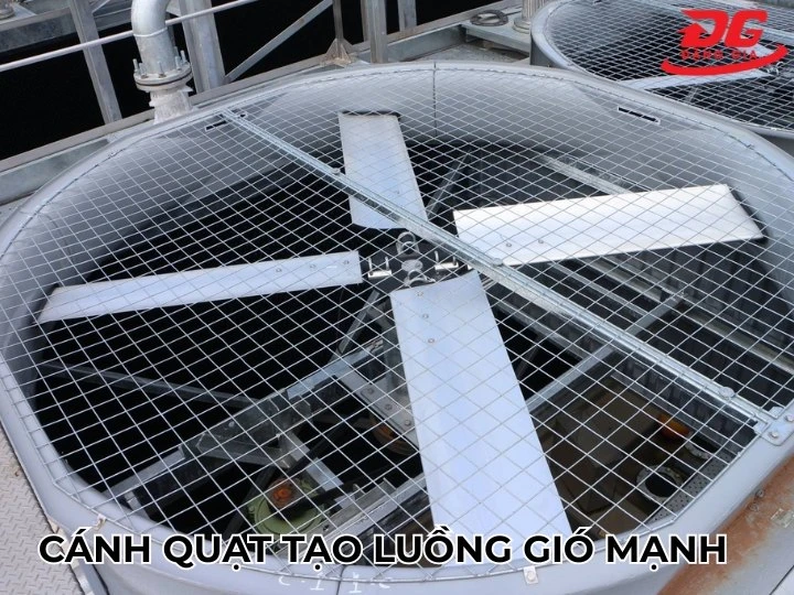 Cánh quạt tháp giải nhiệt Nihon tạo luồng gió mạnh