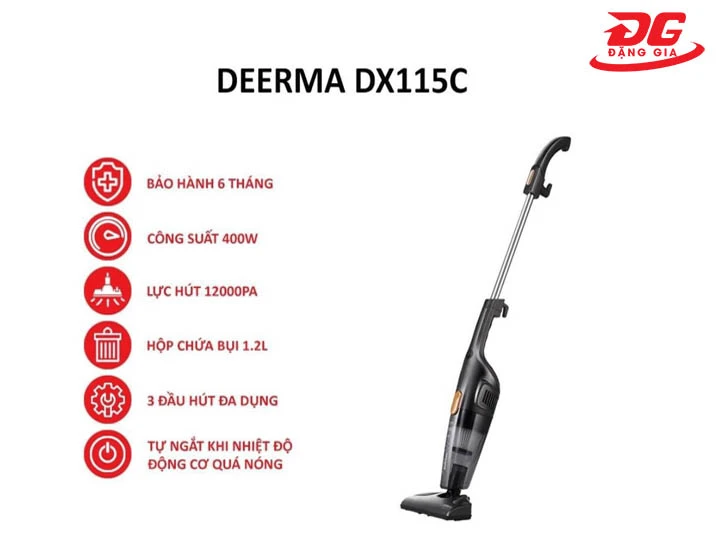 Máy hút bụi DX115C 400W của Deerma