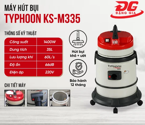Máy hút bụi Typhoon KS-M335 2