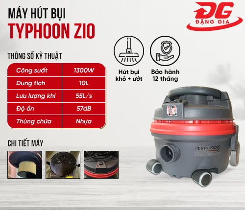Máy hút bụi Typhoon Zio 2