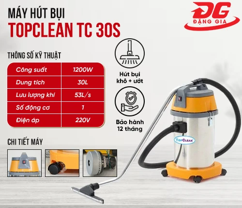 Máy hút bụi TopClean TC 30S 2