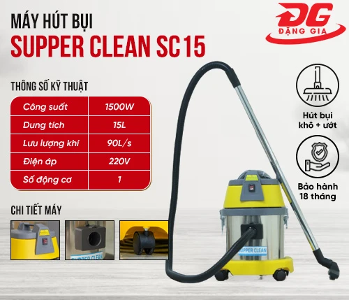 Máy hút bụi văn phòng Supper Clean SC15 2