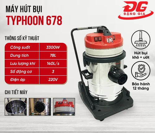 Máy hút bụi Typhoon 678 2