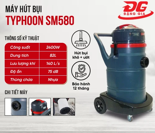 Máy hút bụi Typhoon SM580 2