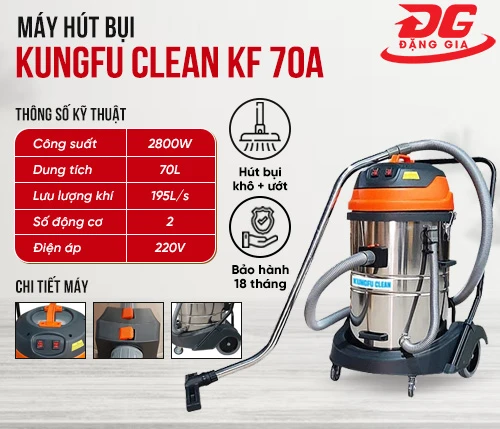 Máy hút bụi Kungfu Clean KF 70A 2