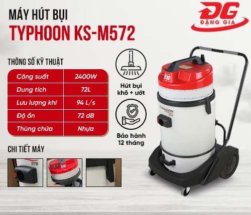 Máy hút bụi Typhoon KS-M572 2