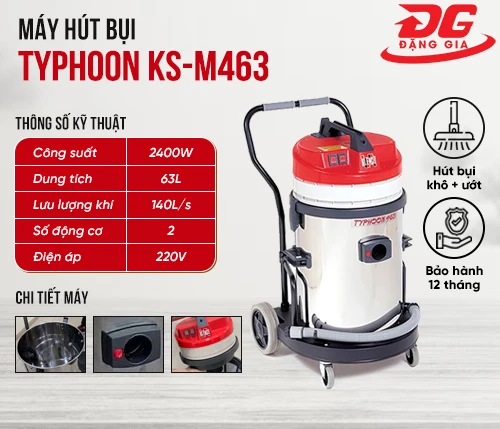 Máy hút bụi Typhoon KS-M463 2