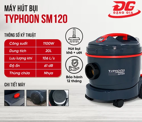 Máy hút bụi Typhoon SM120 2