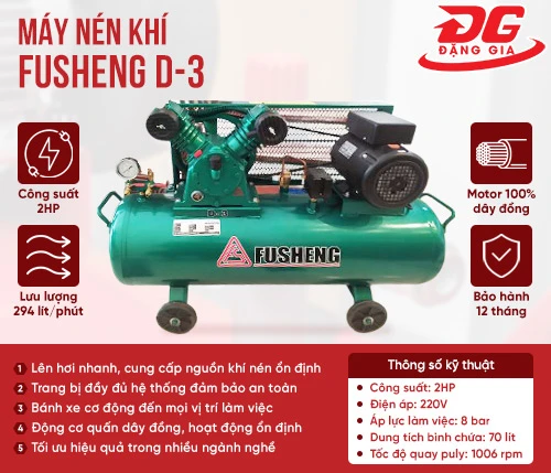 Máy nén khí Fusheng D-3 2