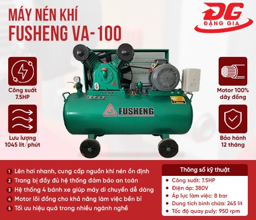 Máy nén khí Fusheng VA-100 2