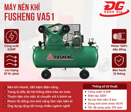 Máy nén khí Fusheng VA51 2