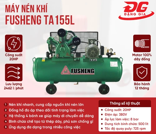 Máy nén khí Fusheng TA155L(20HP) 2