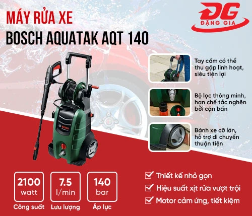 Máy rửa xe Bosch Aquatak AQT 140 2
