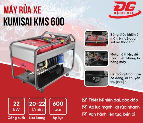 Máy rửa xe Kumisai KMS 600 2