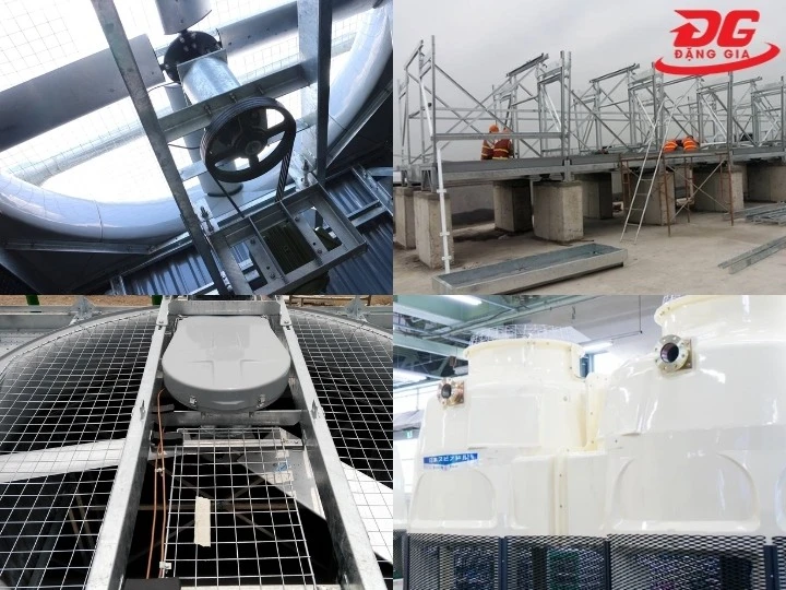 Tháp giải nhiệt Nihon được chế tạo bằng vật liệu cao cấp chuẩn Nhật