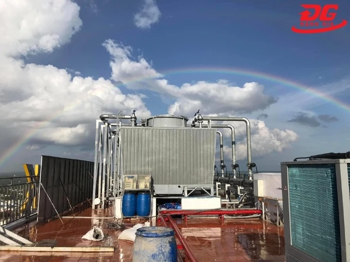 Tháp giải nhiệt Nihon không gây ra rung động hay tiếng ồn lớn