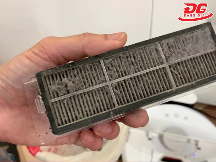Bộ lọc máy hút bụi bị tắc