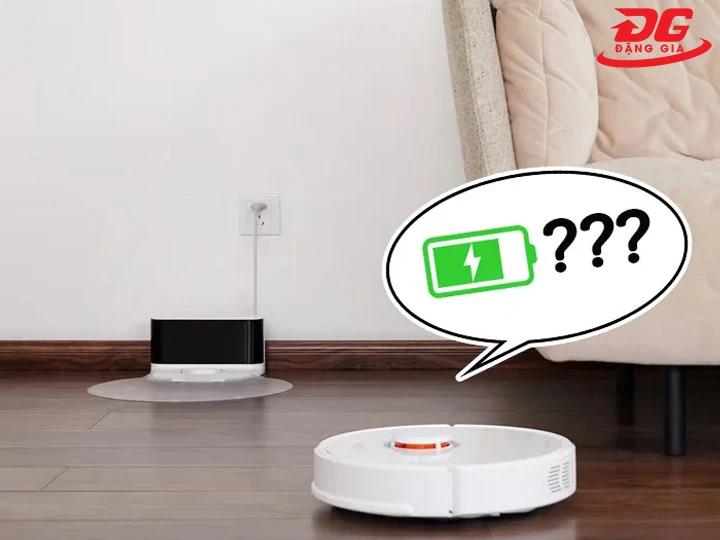 Lỗi robot nhanh hết pin, thời gian hoạt động rút ngắn