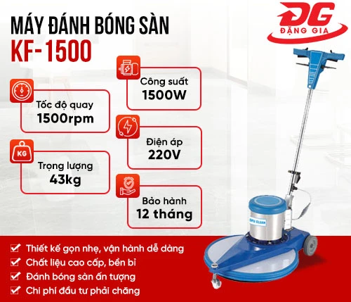 Máy đánh bóng sàn công nghiệp KF-1500 2