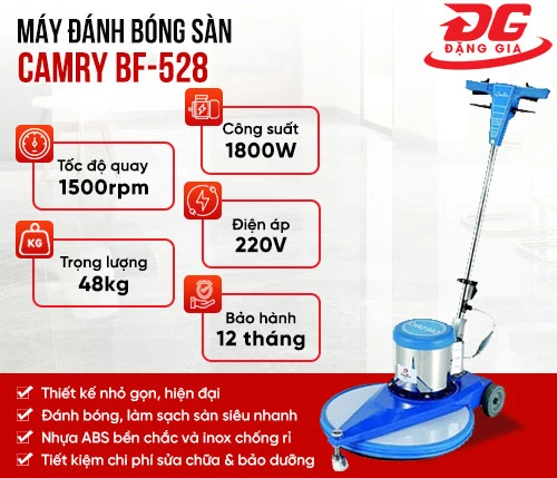 Máy đánh bóng sàn tốc độ cao Camry BF-528 2