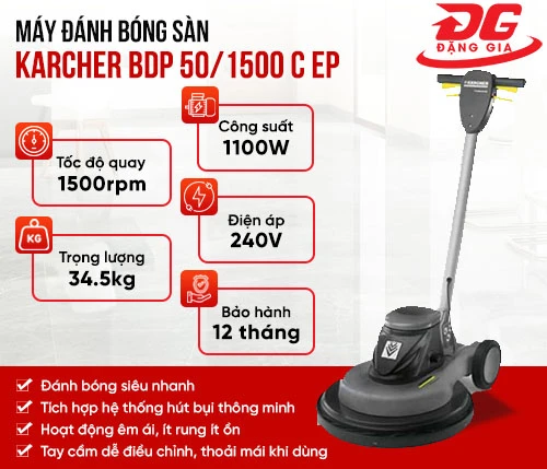 Máy đánh bóng sàn Karcher BDP 50/1500 C Ep 2