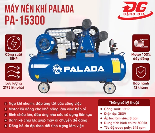 Máy nén khí Palada PA-15300 2