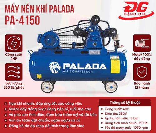 Máy nén khí Palada PA-4150 2