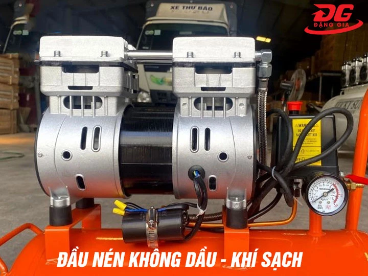 Đầu nén máy nén khí không dầu giảm âm Wing TW-OF750-35L