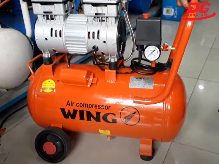 Máy nén khí không dầu giảm âm Wing TW-OF750-35L nhỏ gọn