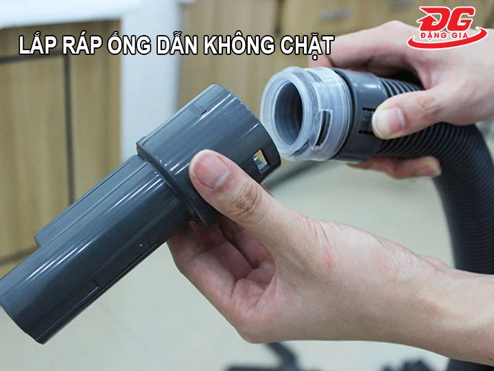 lắp ráp ống dẫn bị lỏng