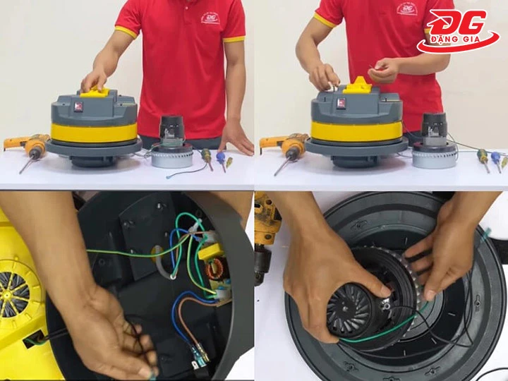 sửa motor máy hút bụi công nghiệp
