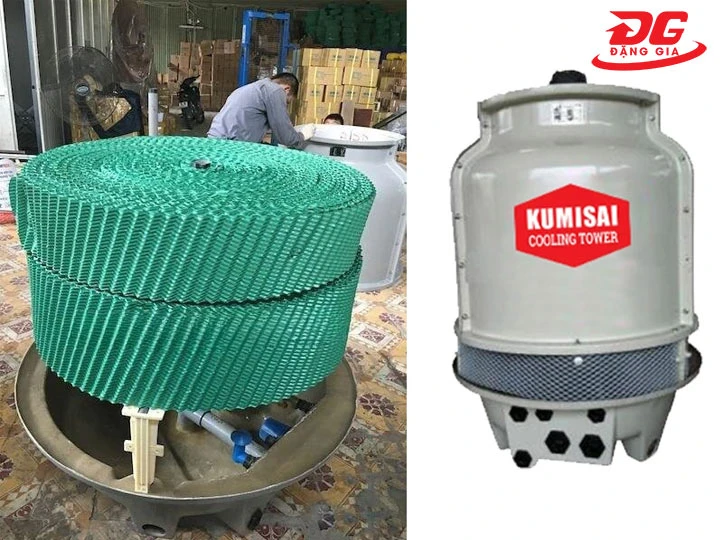 tấm tản nhiệt tháp giải nhiệt Kumisai KMS 8RT