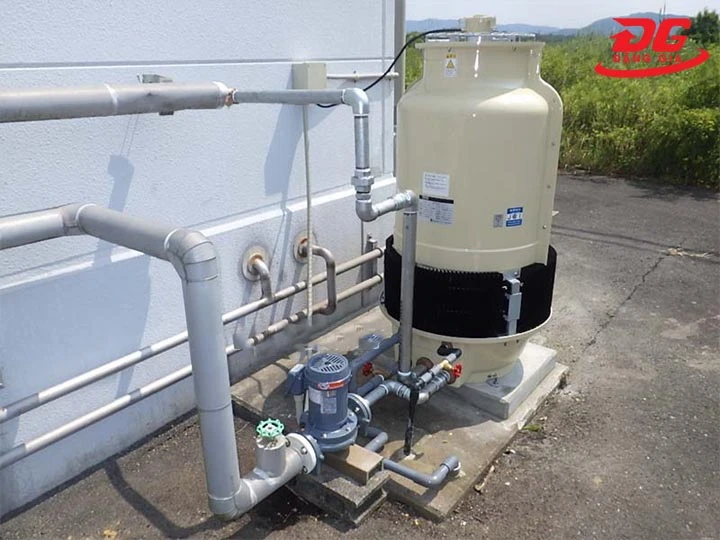 tháp giải nhiệt Shinwa vận hành êm