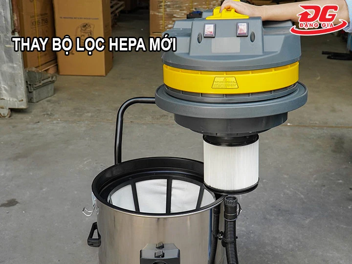 thay bộ lọc mới