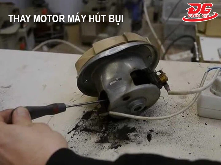 thay motor máy hút bụi