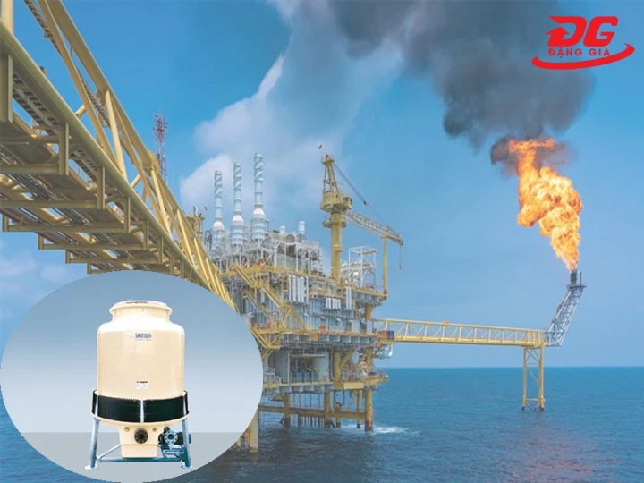 ứng dụng tháp giải nhiệt Shinwa ngành dầu khí