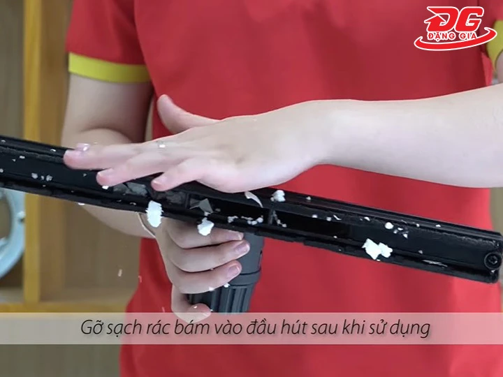 làm sạch đầu hút