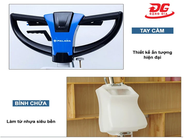 Chất liệu chế tạo máy chà sàn công nghiệp Palada PD98