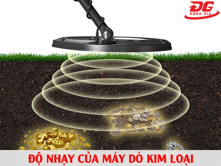 độ nhạy của máy dò kim loại