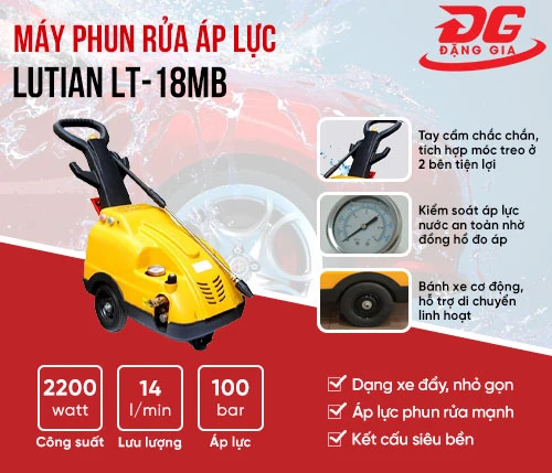 Máy phun rửa áp lực Lutian LT-18MB 2