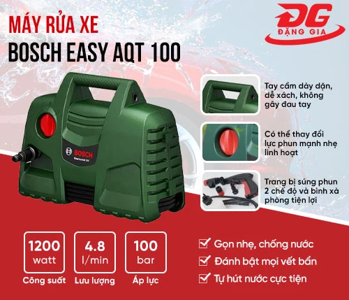 Máy rửa xe Bosch Easy AQT 100 2