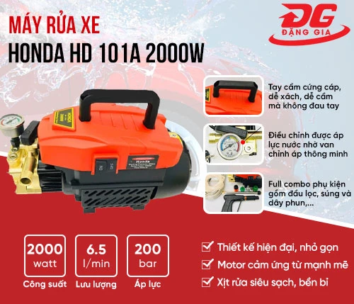 Máy rửa xe Honda HD 101A 2000W 2