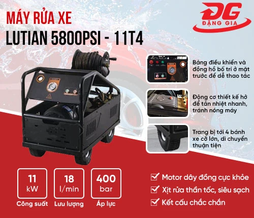 Máy rửa xe Lutian 5800PSI - 11T4 2
