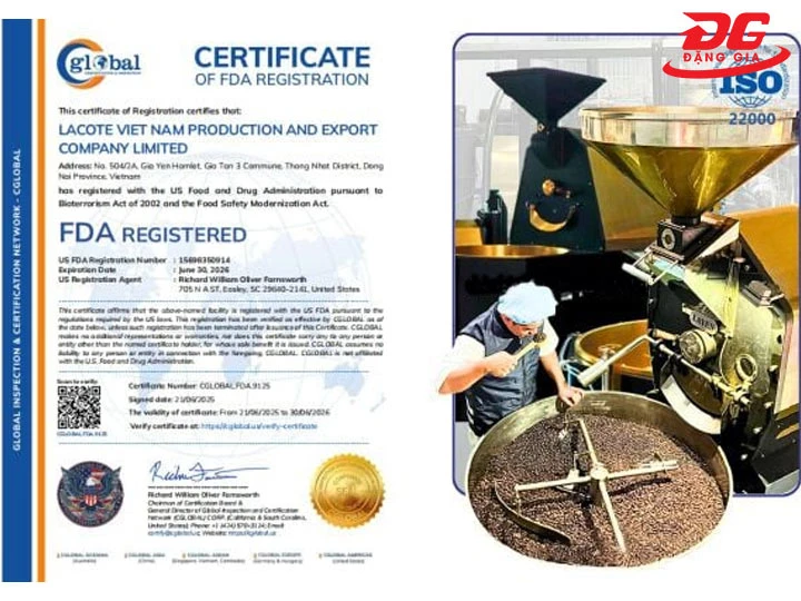 Máy dò kim loại cà phê đáp ứng chất lượng