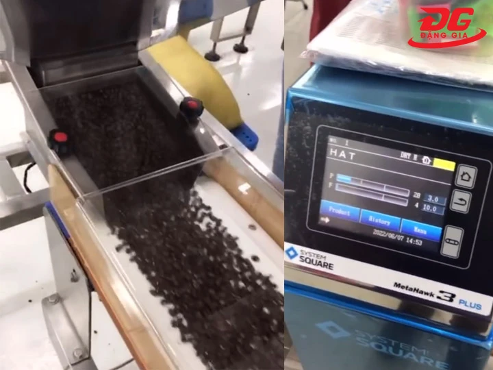 Máy dò kim loại cà phê nhanh chóng